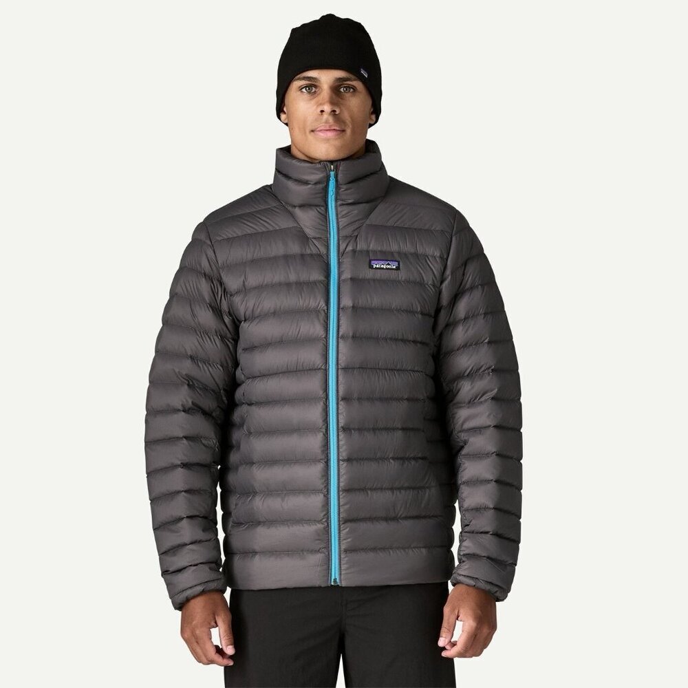 Patagonia Men's Size XXL Gray Down Sweater Insulated Puffer Jacket #84675 NWT